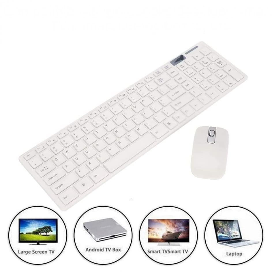 Combo de Teclado y Ratón Inalámbrico 2.4G