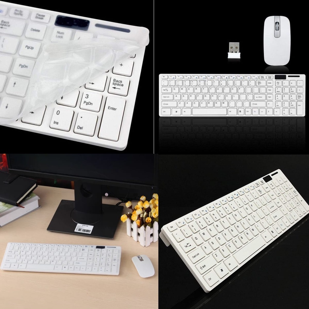 Combo de Teclado y Ratón Inalámbrico 2.4G