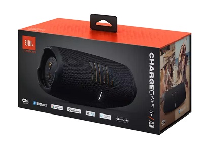 Parlante JBL Charge 5 Wi-Fi y Bluetooth - Negro